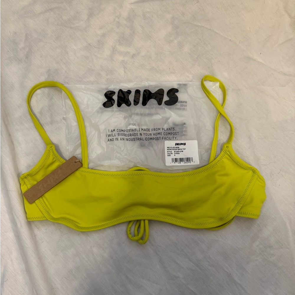 Skims NWT Swim Micro Scoop Top